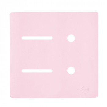 Placa p/ 2 Interruptores + 2 Furos 4x4 - Novara Pétala 